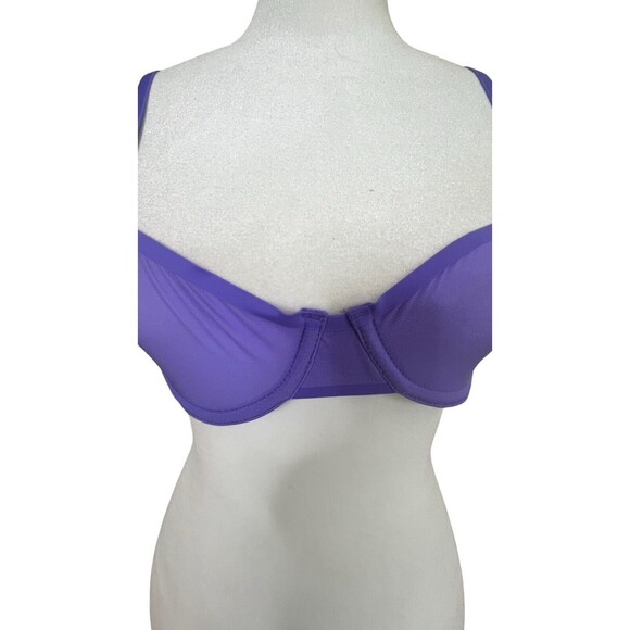 Aerie Smoothez Balconette Bra 34DDD Purple - Picture 2 of 7